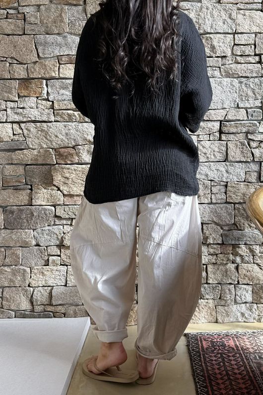 Cova Santa Relaxed Top Black